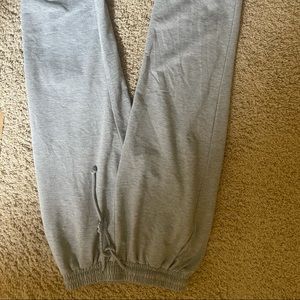 Grey sweatpants